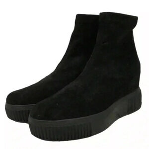 Steve Madden freshly platform sock booties  black size 8.5